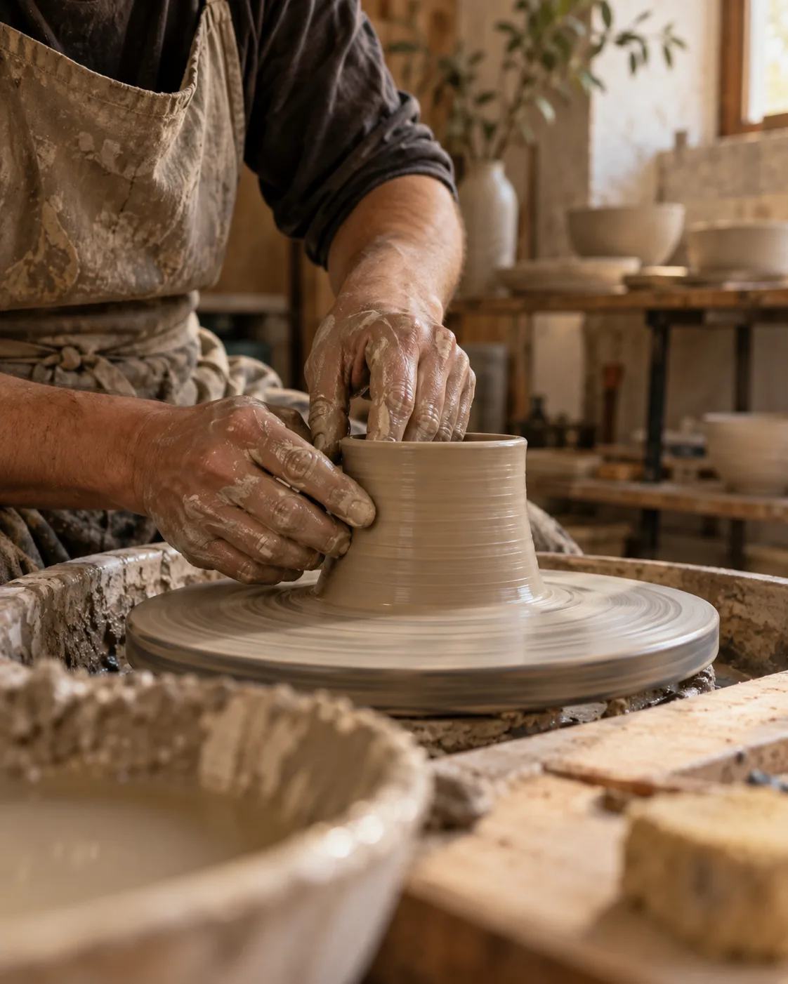 Lavorazione al tornio in laboratorio